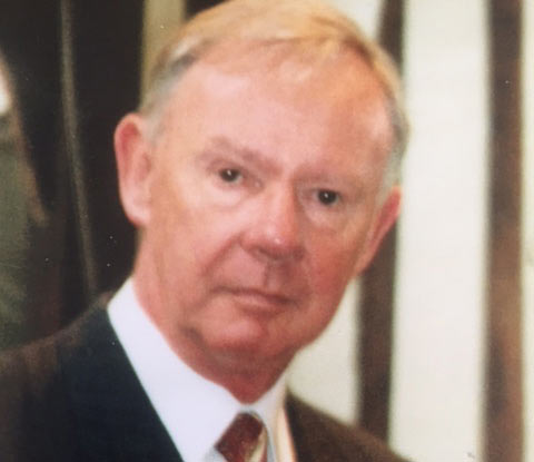Photo of John O'Donovan. Club President 1980 - 1982.